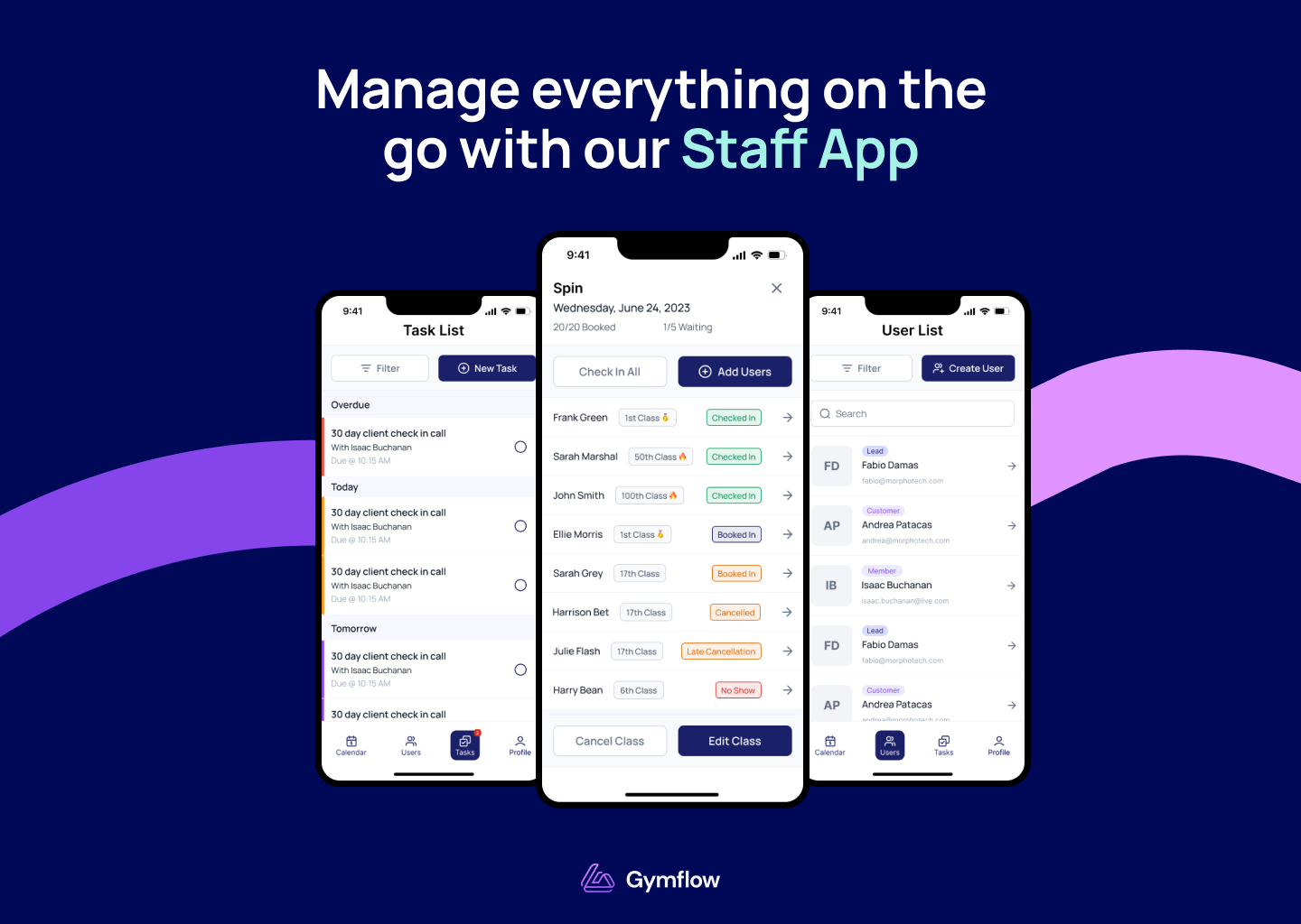 GymFlow Software - Gymflow Staff App