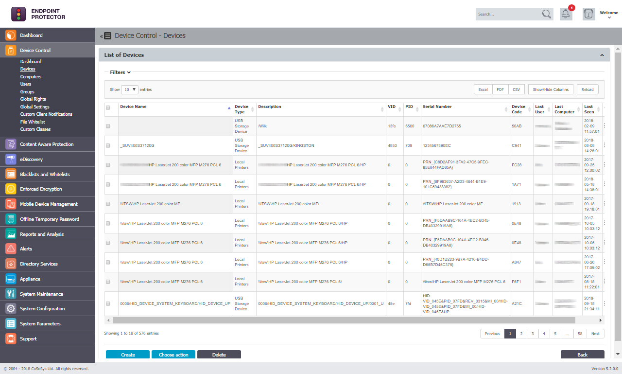 Netwrix Endpoint Protector Software - Netwrix Endpoint Protector device manager