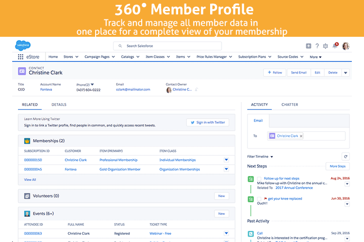 Fonteva for Associations Logiciel - 1