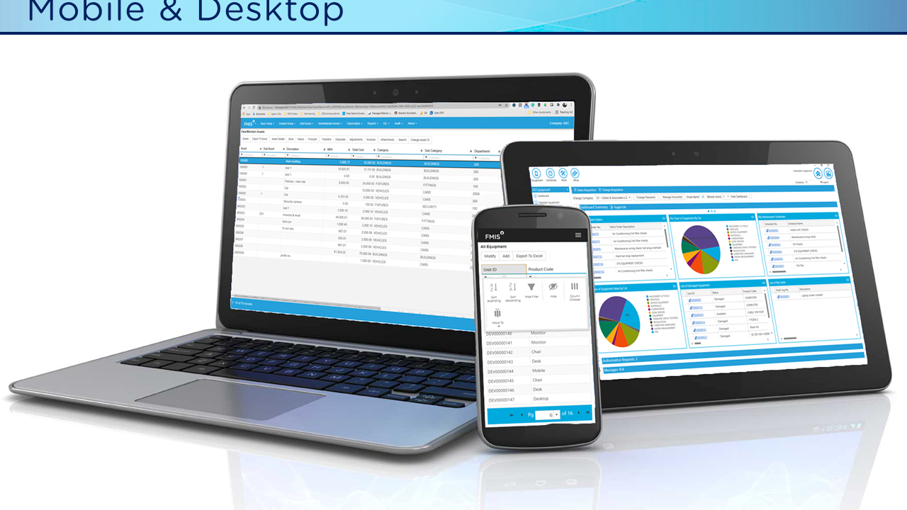 FMIS Fixed Asset Management Software - Mobile & Desktop