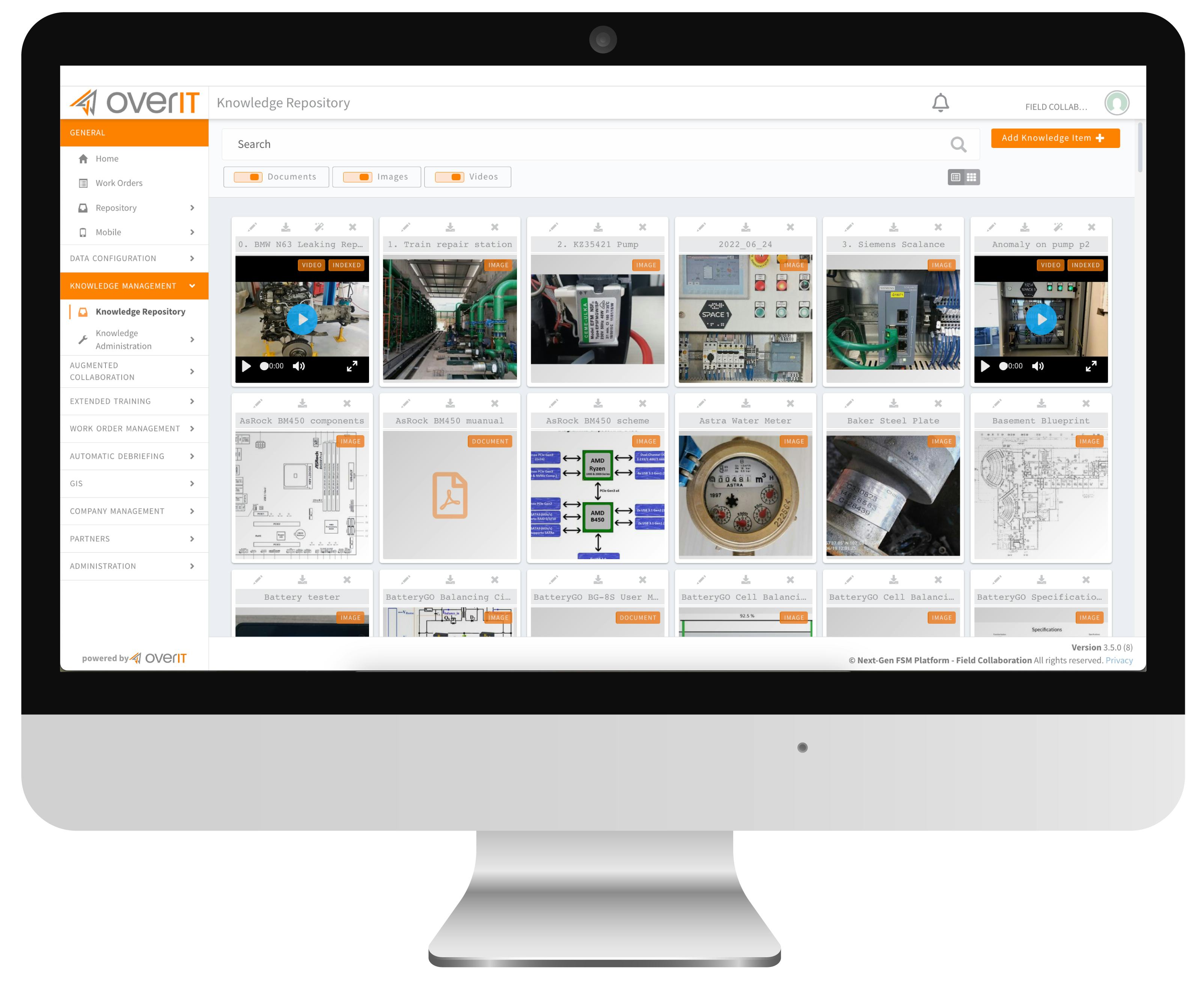 OverIT Next-Gen FSM Platform Software - Facilitate knowledge access and transfer​