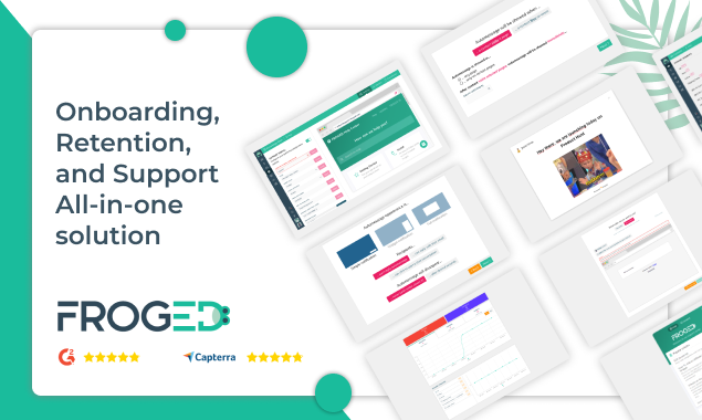 Froged Software - Onboarding, Retention and Support All-in-One affordable solution