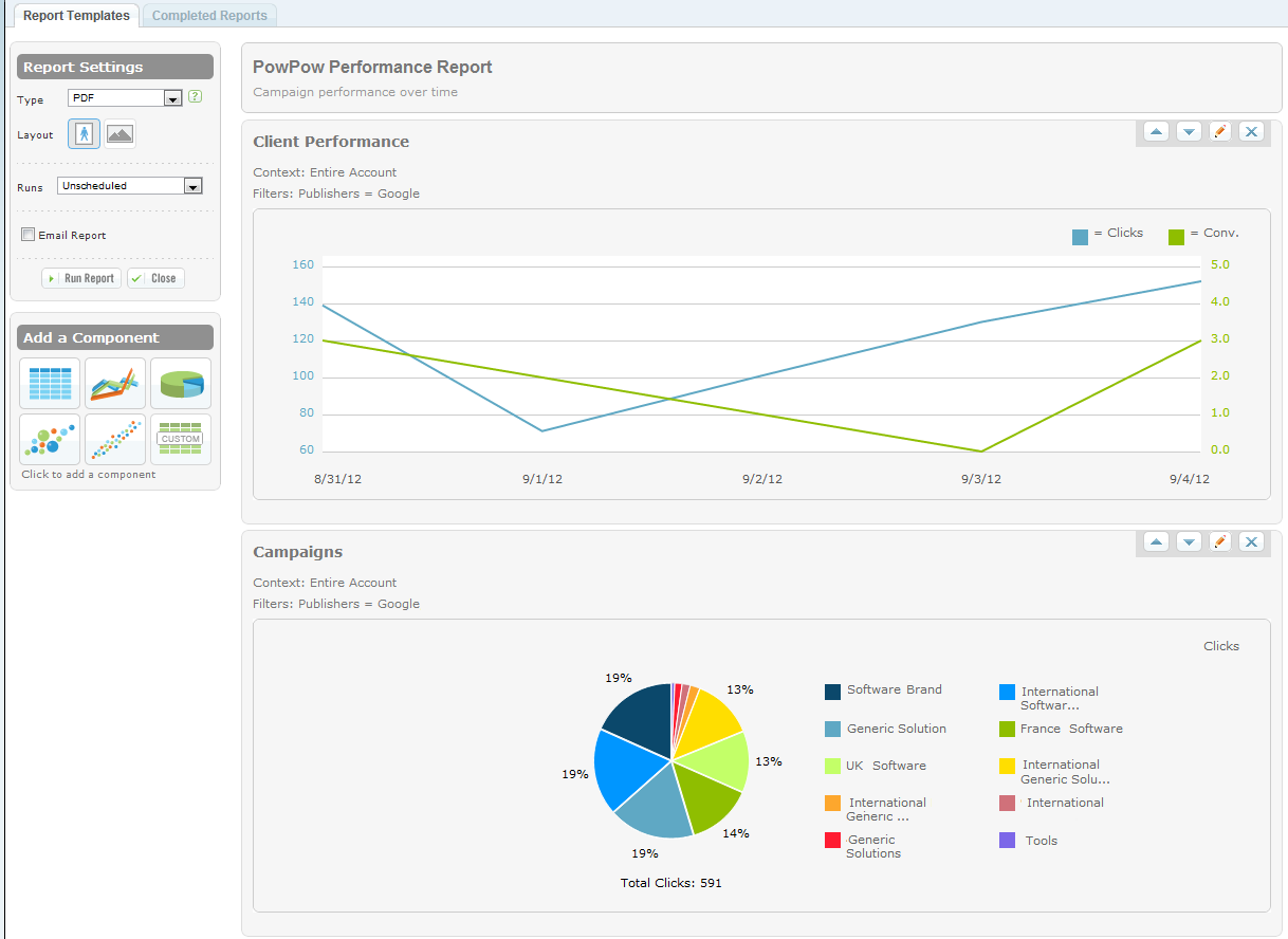 Report builder
