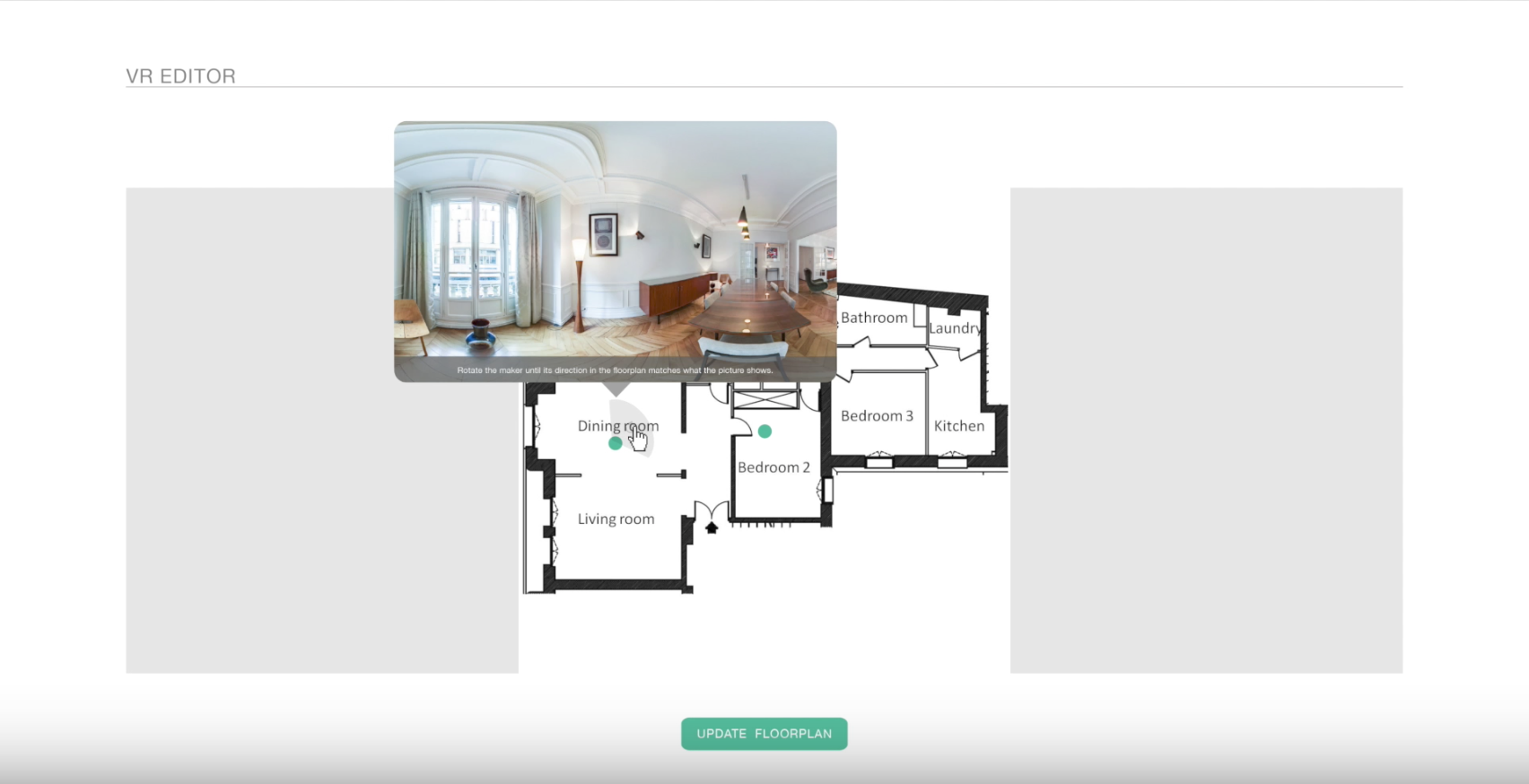 Allow users to navigate through spaces as if they were there
