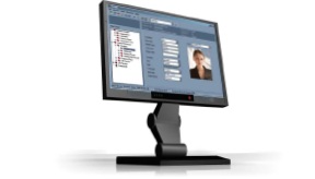 PX3000 showing pension admin platform on desktop terminal