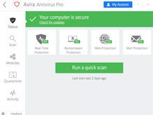 Avira Antivirus Pro Software - 1