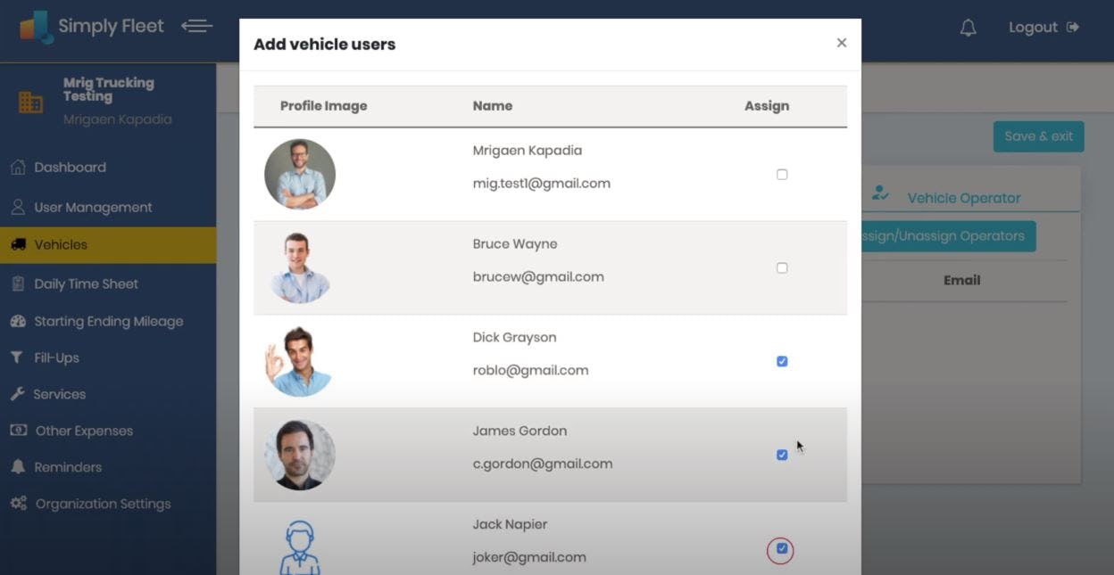 Simply Fleet Logiciel - 2