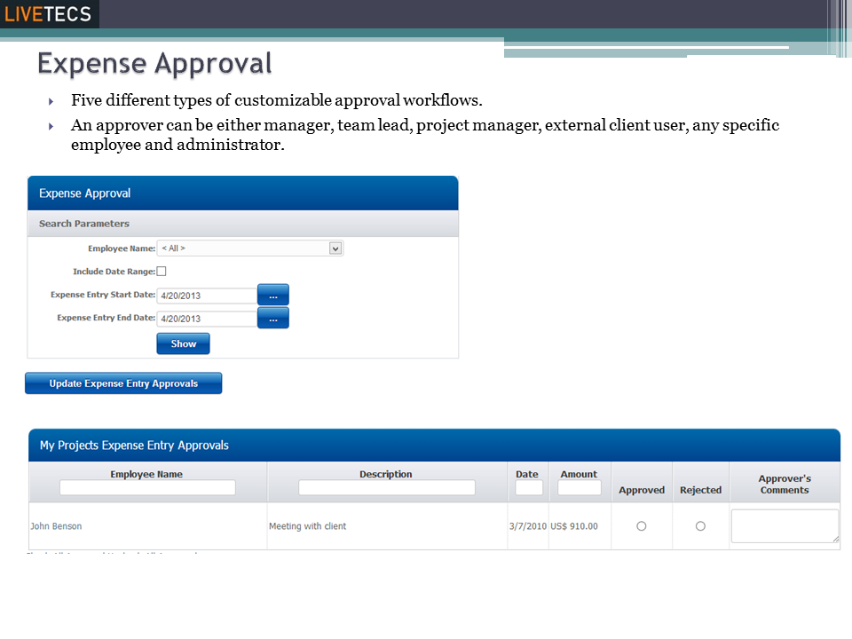 Expense Approval