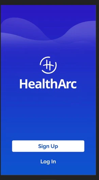 HealthArc login page