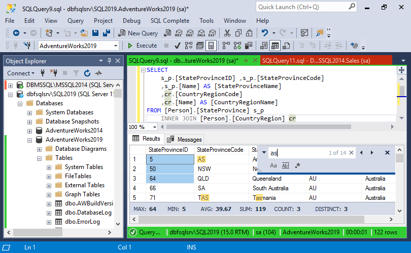 SQL Complete Software - SQL Complete Productivity feature