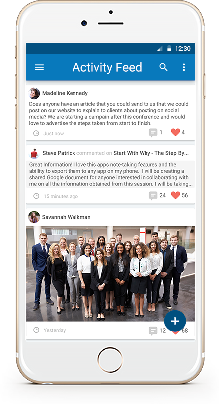 Use our Mobile App for In-Person, Virtual or Hybrid Events. Agendas, Socialization, Attendance Tracking and more right from your phone.-thumb
