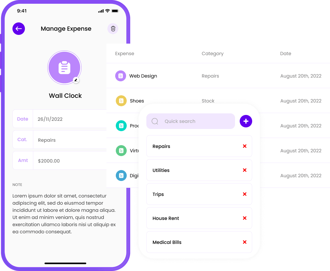 Billing Plus Software - Billing Plus track business expenses