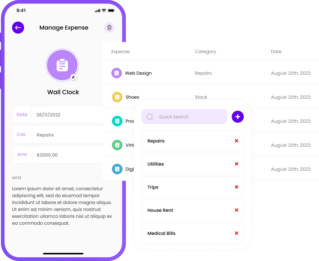 Billing Plus Software - Billing Plus track business expenses