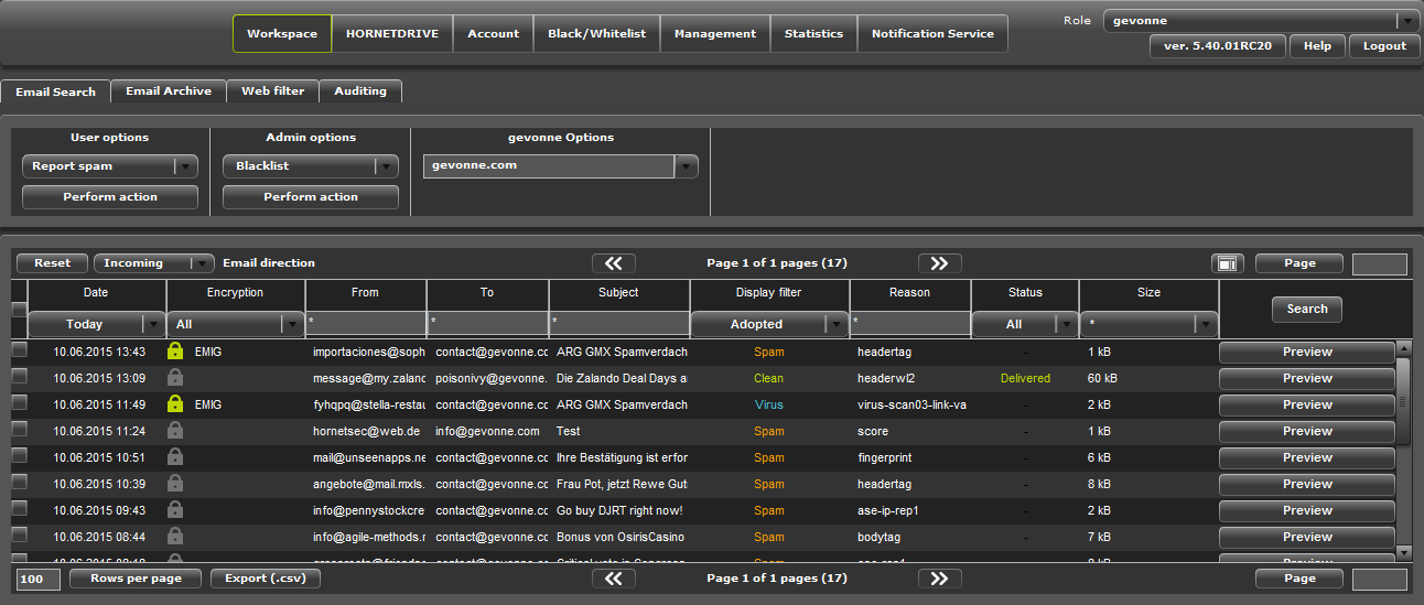 Spam Filtering and Malware Protection Logiciel - 6