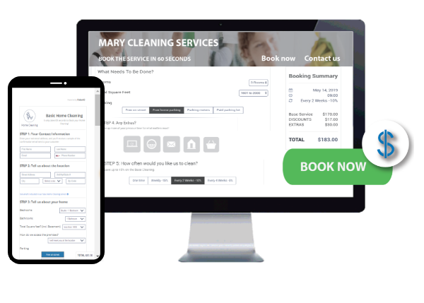 Live Pricing and Real Time Booking Page