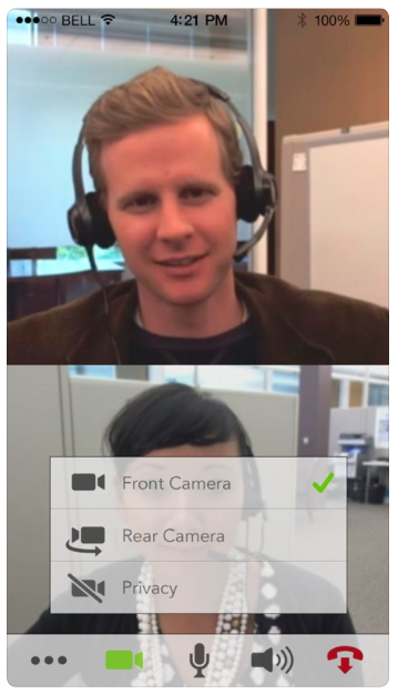 VidyoConnect Software - VidyoConnect audio/video calls screenshot