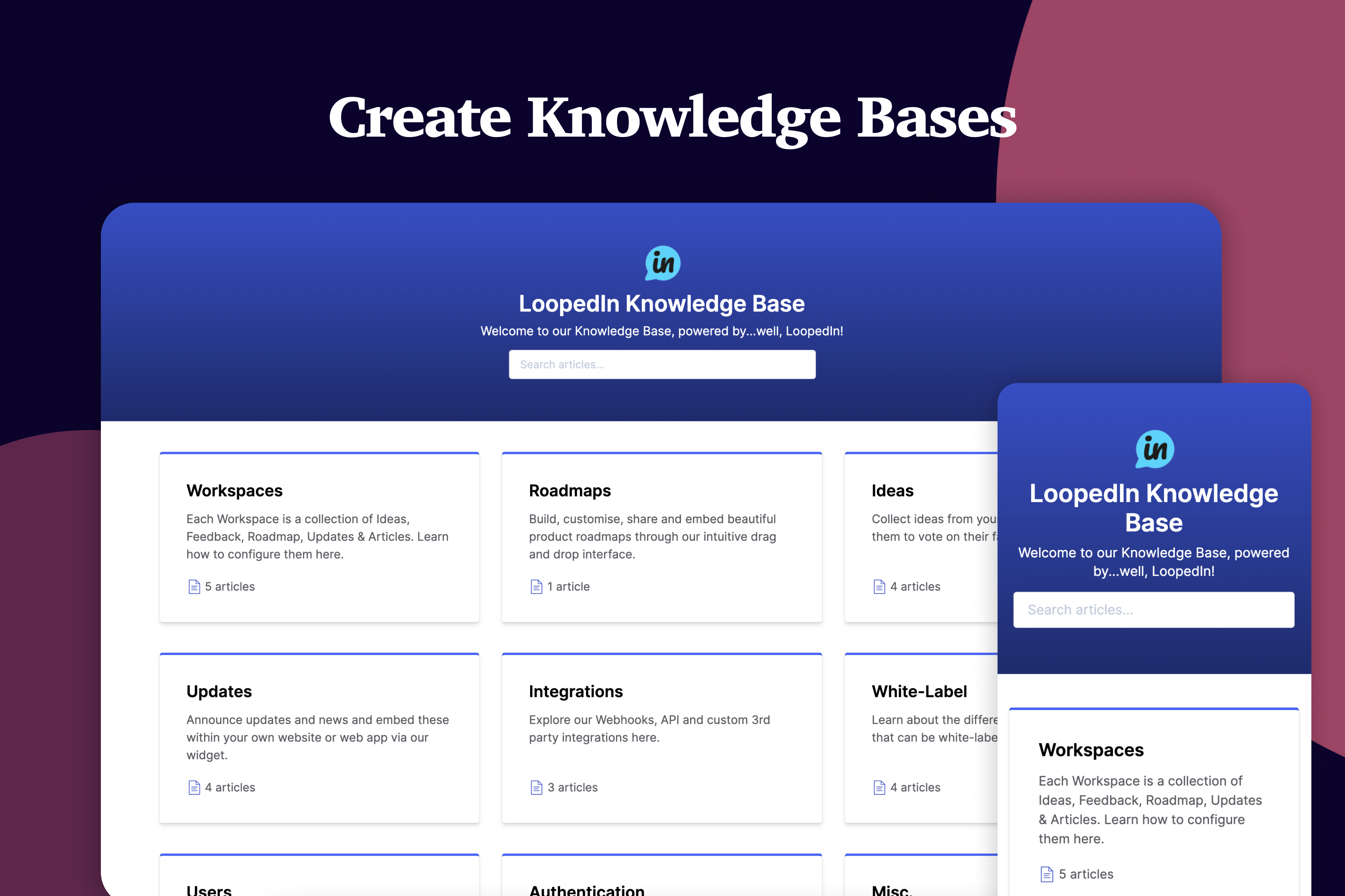 Create Knowledge Bases