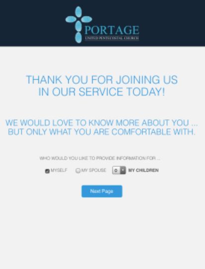 CFS Live screenshot: CFS Live guest register