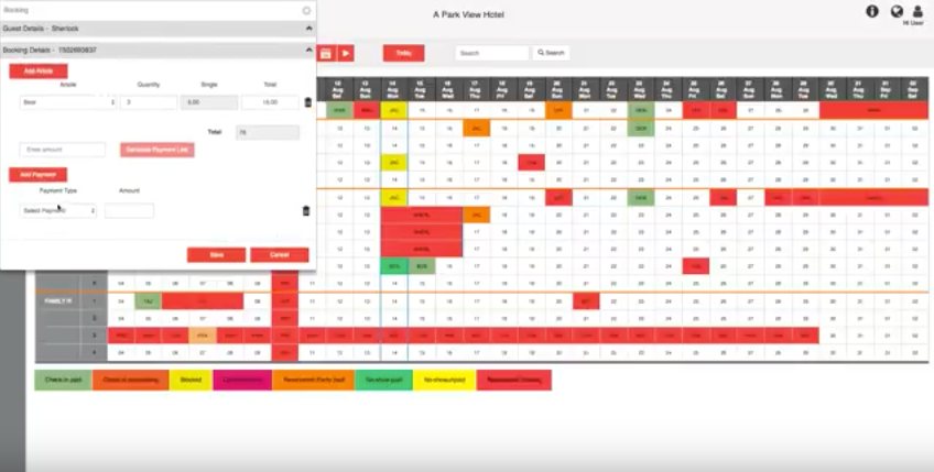 Buddy Software - Payments can be added to bookings