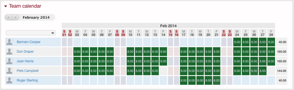 Beebole Project Time Tracking Software - 4