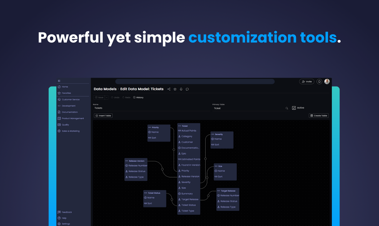 Powerful yet simple customization tools to tailor Essembi to your unique business needs.