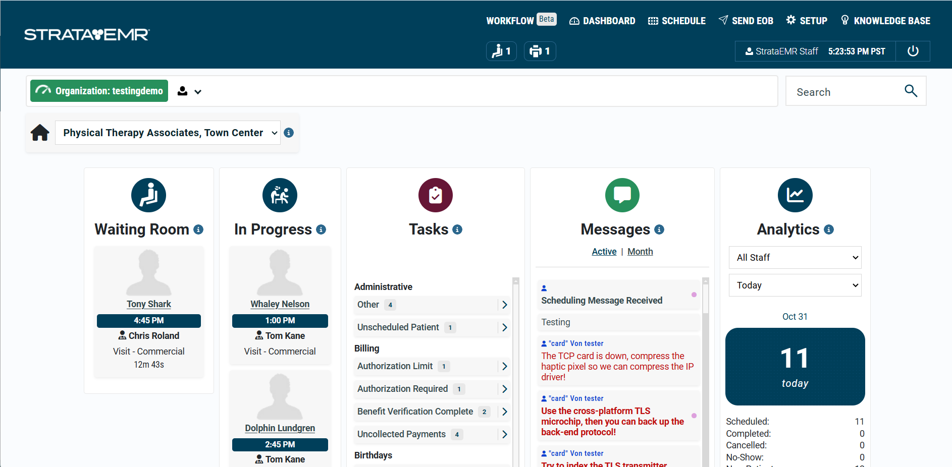 StrataPT screenshot: StrataPT overview
