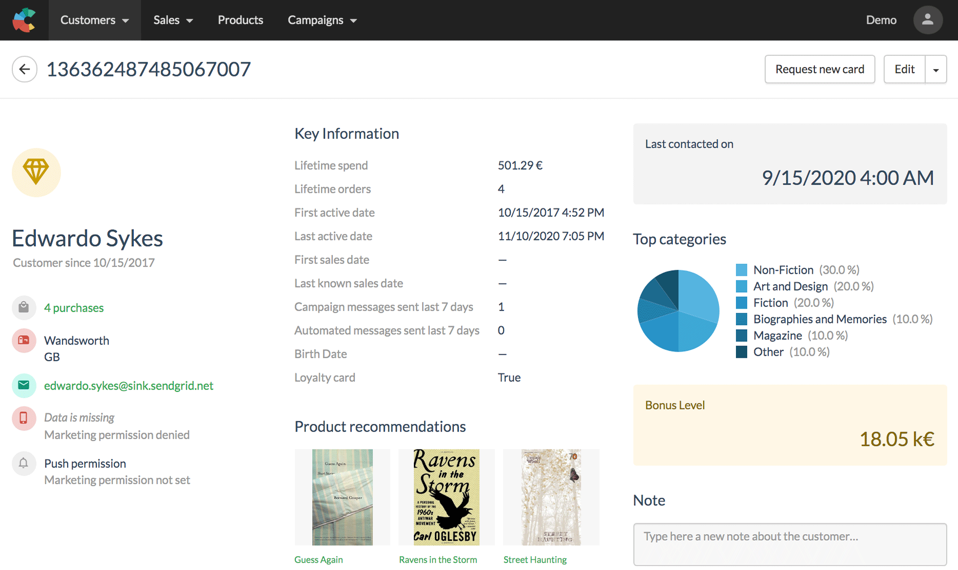 Custobar Software - Custobar customer data 360-degree view