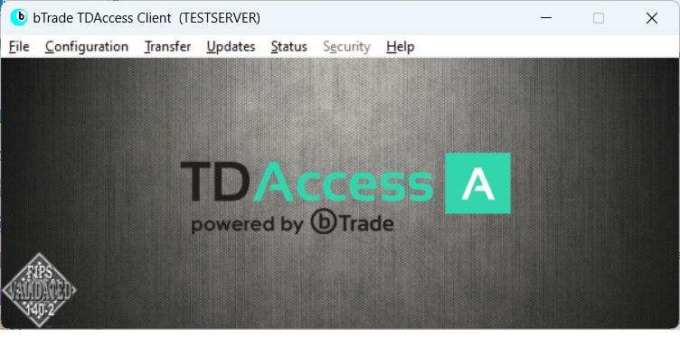 TDAccess screenshot: TDAccess Main Menu