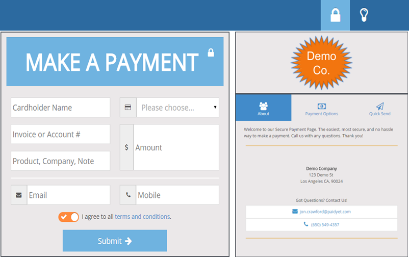 PaidYET payment page screenshot