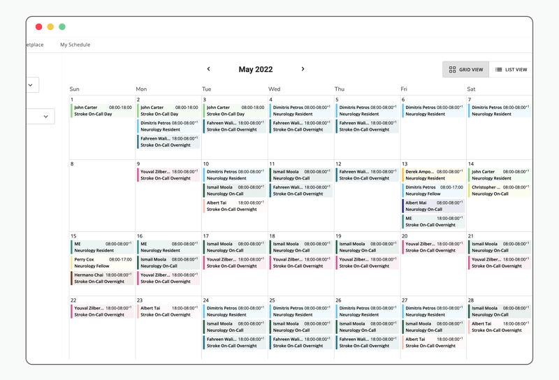 Hypercare Software - Hypercare on-call scheduling