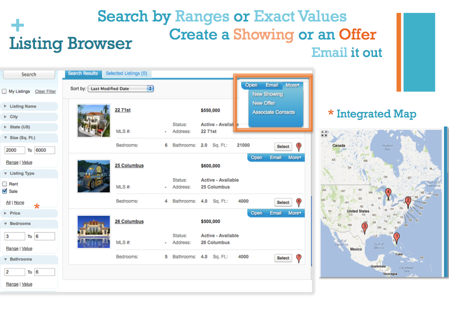 Use Listing Browser to Create an Offer and Email it out