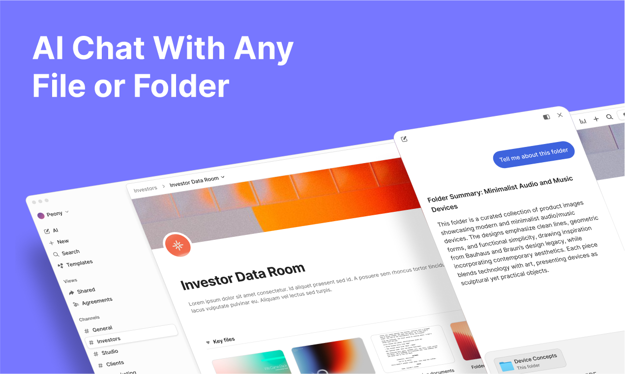 Peony Software - Peony AI assistant