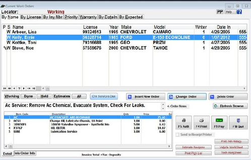 automotive repair shop software freeware