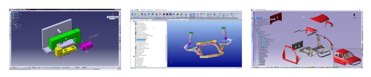 3DCS Variation Analyst screenshot: CAD simulation