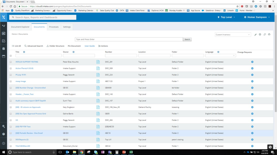 Intelex Quality Management Software