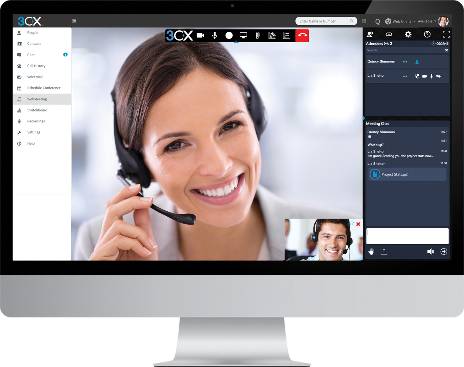 3CX Software - 3CX web meeting