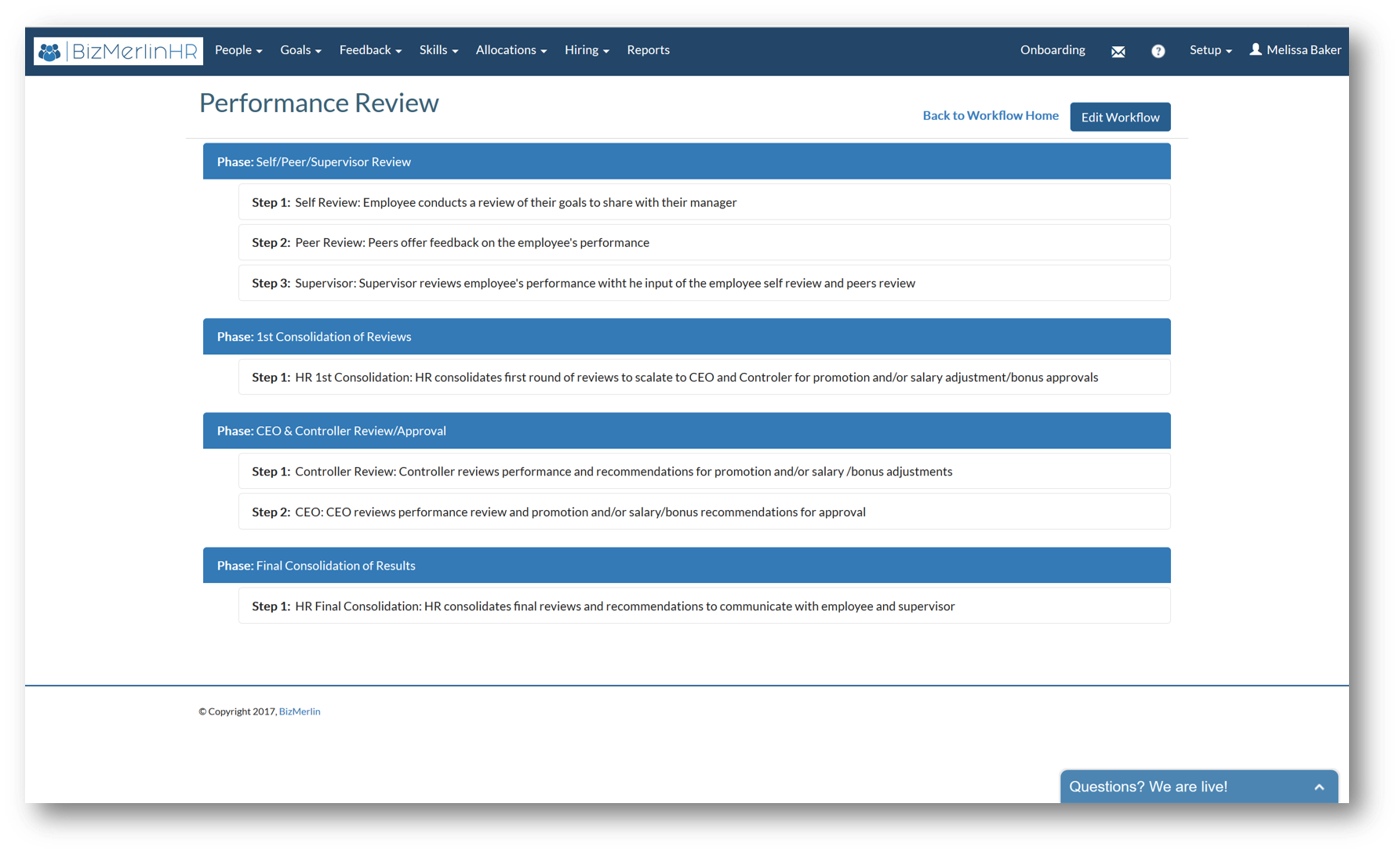 BizMerlinHR Software - 4