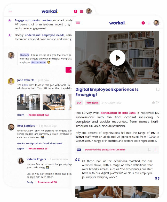 Workai Software - Newsfeed