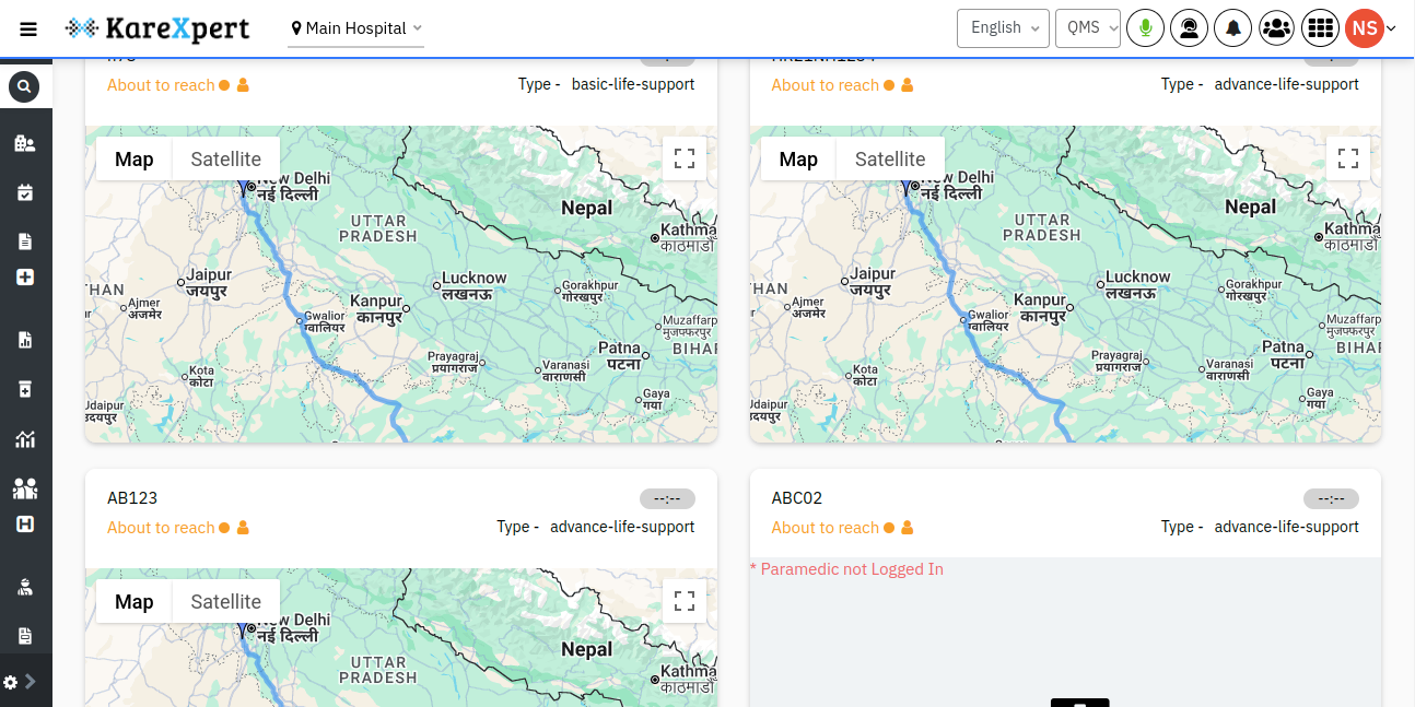 Advanced HIMS Software - Advanced HIMS Ambulance Tracking