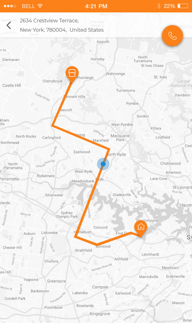 Ontabee delivery tracking