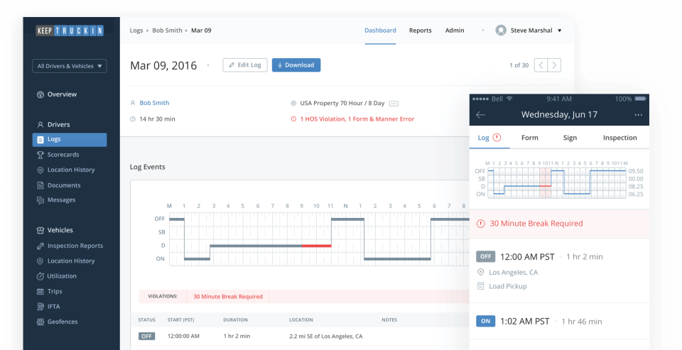 KeepTruckin Software - KeepTruckin ELD compliance
