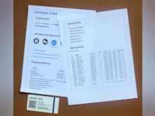 Speedy Inventory Software - Hard copies of job details can be printed