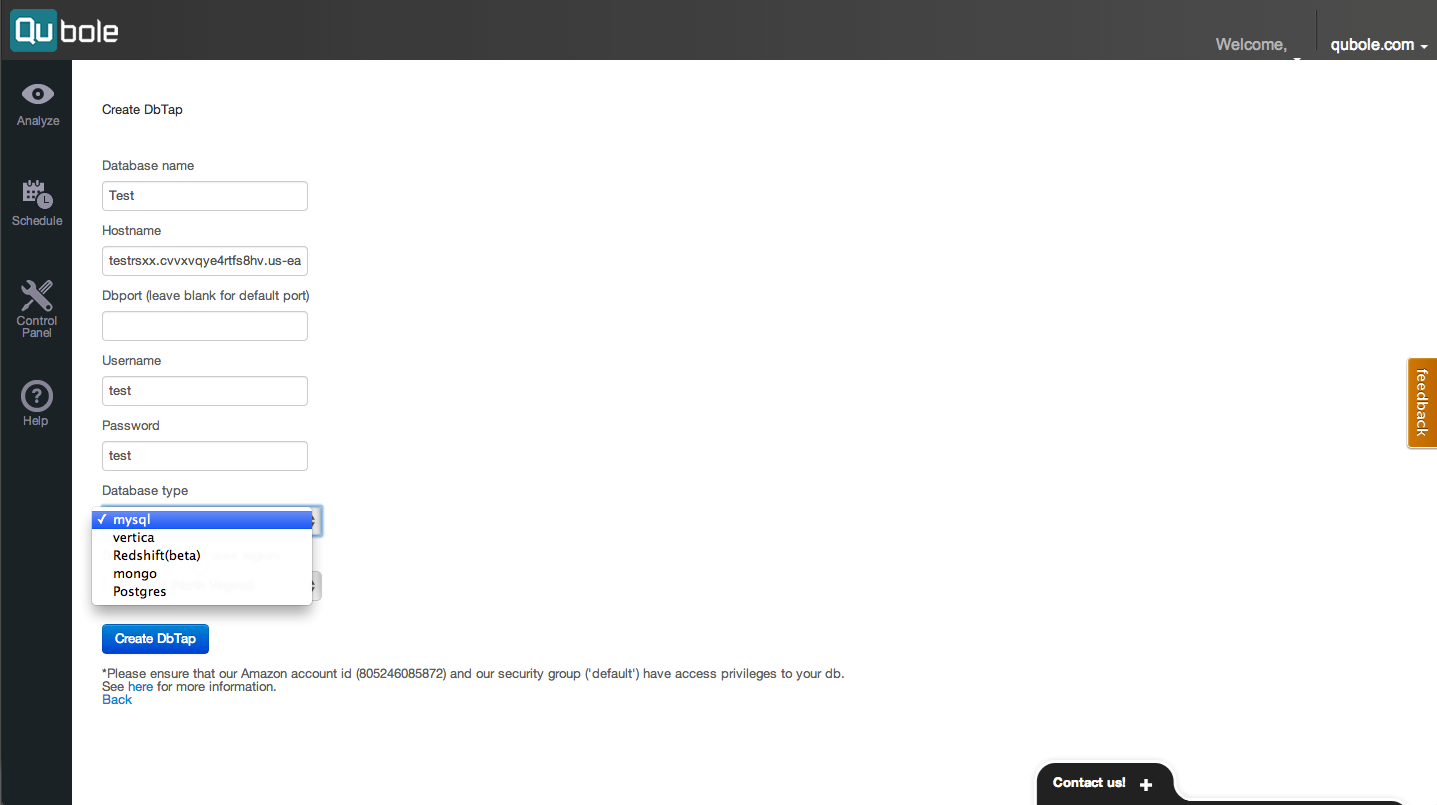 Qubole Data Service Software - Qubole Data Connectors