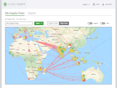 SupplyShift Software - Map view - thumbnail
