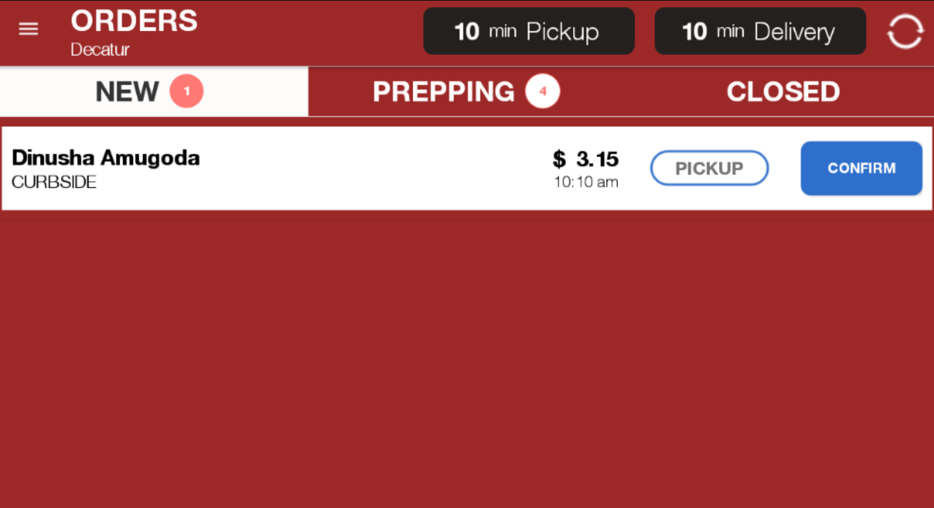 Incentivio screenshot: Incentivio add order