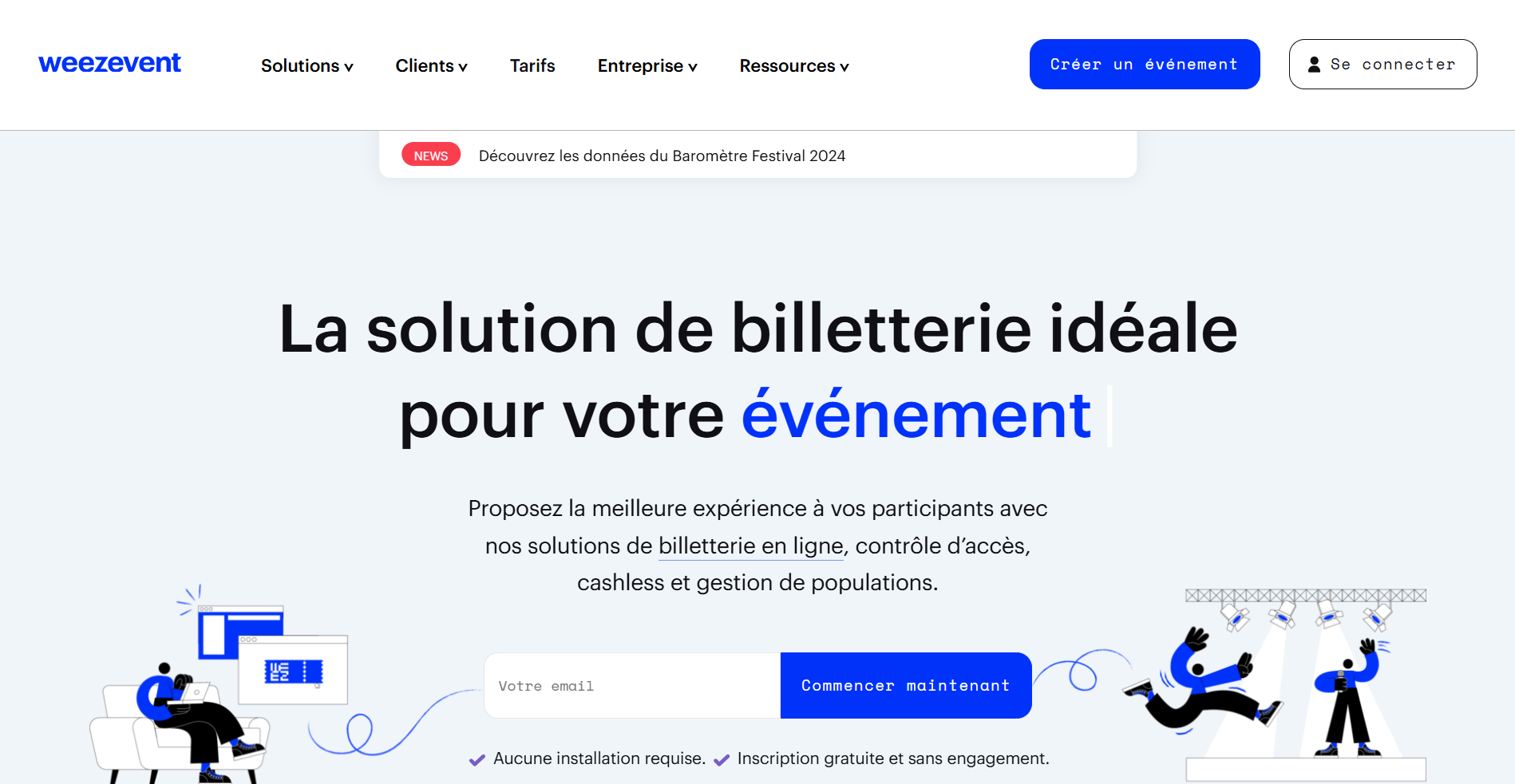 Weezevent screenshot