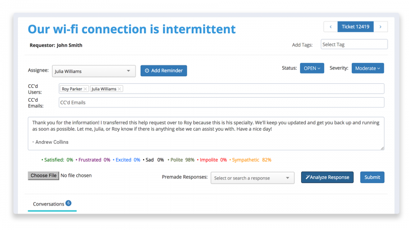 ngDesk request manager