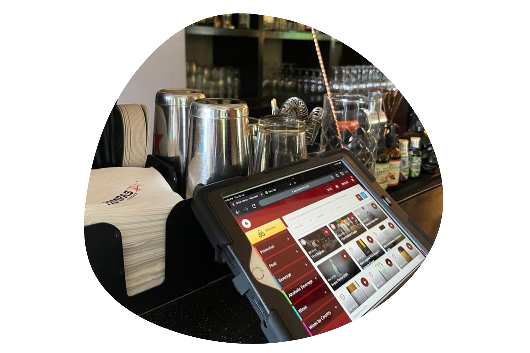 Menumiz  screenshot: Table-Side Ordering