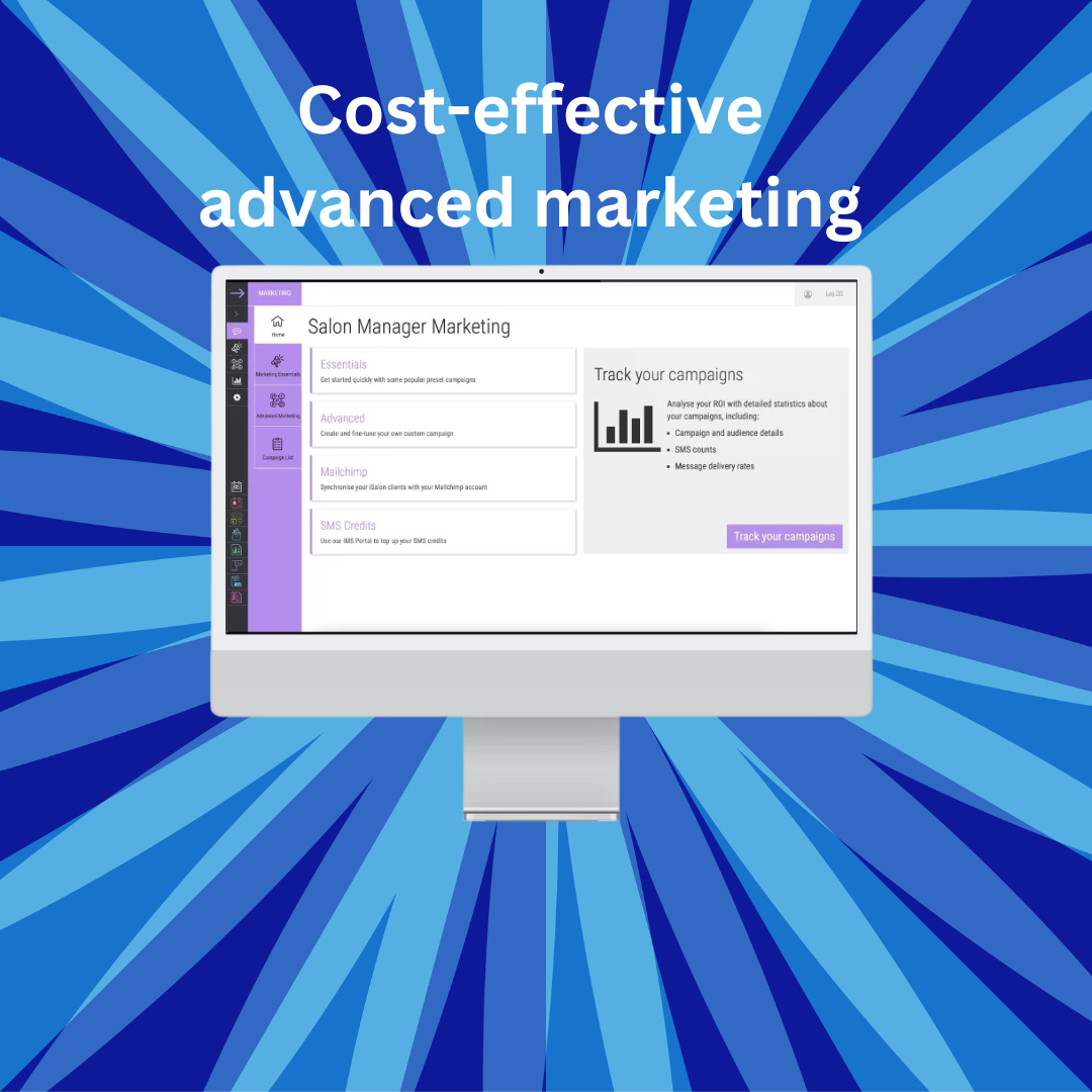 Salon Manager screenshot: Salon Manager marketing management