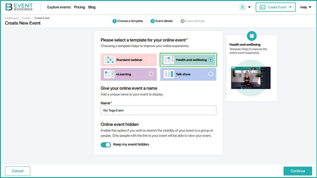 EventBookings Software - 3
